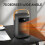 Mini Electric Fireplace Heater with 3D Flames PTC Ceramic 1