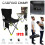 BASSTOP Folding Camping Chair Heavy-Duty 80 kg Black 1