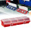 Screw Organizer Box with Lid 4 Compartments Stackable Red 4