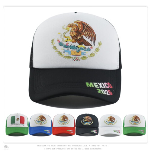 Football Print Sponge Mesh Baseball Cap 1 1