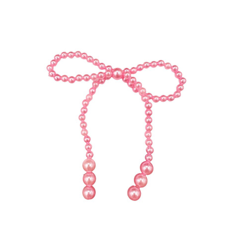 Pearl Bow Christmas Ornament Tree Topper Pendant