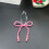 Pearl Bow Christmas Ornament Tree Topper Pendant 4