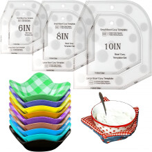 ACDANC Bowl Cozy Template Set White 3 pcs