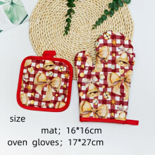Insulation Kitchen Gloves High Temperature Resistance 2 PCS