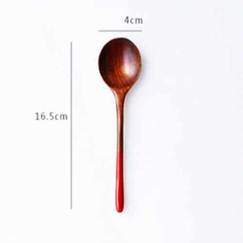 Wooden Spoon Set Eco-Friendly Brown 3pcs 1