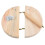 Semicircular Wooden Hamster Platform with Adjustable Levels 2