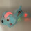 Stuffed Dog Plush Toy LED Light Up 30cm Blue 5