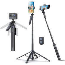 Selfie Stick Tripod 71 inch with 360 Rotation and