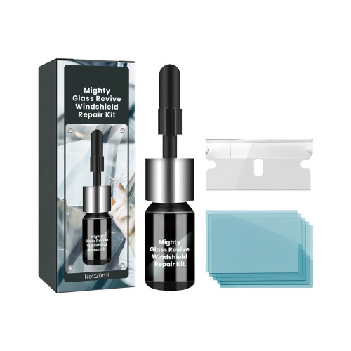 Windshield Repair Kit for Cracks and Damage, DIY Use
