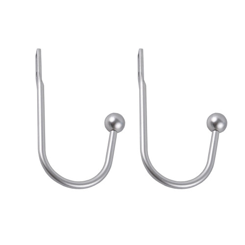 Aluminum Curtain Holdbacks Wall Mounted 2-Pack