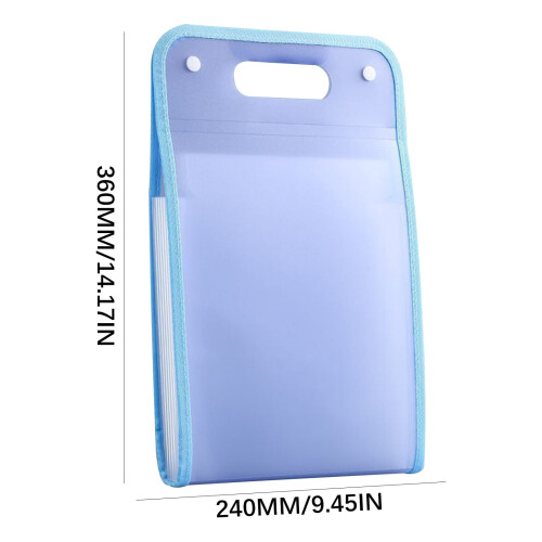 Expandable Document Organizer Portable File Folder 9.44 x 2