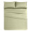 Polyester Bedding Set Green California King 4-Piece 1