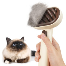 Cat Deshedding Brush White for Long and Short Hair