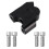 Motorcycle Handlebar Riser Black Aluminum Alloy 1 Set 1