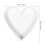 Heart-Shaped Balloon Frame White 1 Pack 4