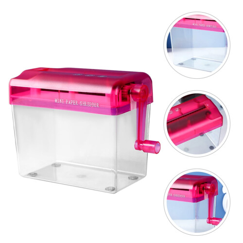 Hand Operated Paper Shredder for Home Office Use