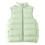 Lime Green Kids Crewneck Vest Size 7 Thin Thermal Puffer 1