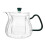 Electric Ceramic Glass Teapot with Loose Leaf Tea Infuser 1