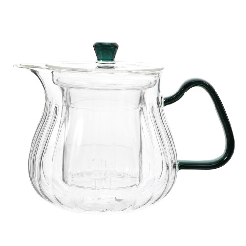 Electric Ceramic Glass Teapot with Loose Leaf Tea Infuser