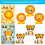 Animal Face Swap Stickers 30 PCS 6 Sheets Pack 5