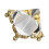 Crystal Pyramid Prism with Gold Stand 1 pc 4