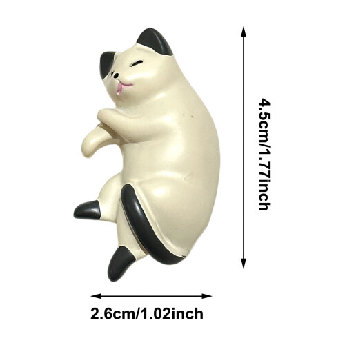 3D Cat Refrigerator Magnet Whiteboard Memo 1 Pack 2