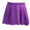 Girls Chiffon Dance Skirt Solid Color Short 1