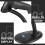 Barcode Scanner Desk Holder Black ABS 1 Pack 2