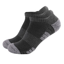 Men's No-Show Ankle Socks Dark Gray M