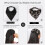 Women's Elastic Boho Triangle Headband Scarf 6-Pack 6