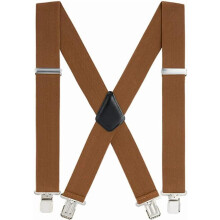 Men's Trousers Braces with 4 Clips, 50 mm Wide, X-Style