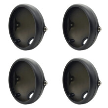 4X Motorrad 7 Zoll LED Scheinwerfer Halterung Gehäuse Halterung für Scheinwerfer Scheinwerfer Lampe Gehäuse Abdeckung Eimer Leuchtturm