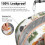 Lunch Tote Bag Leakproof Mushroom Design 1 Pack 5
