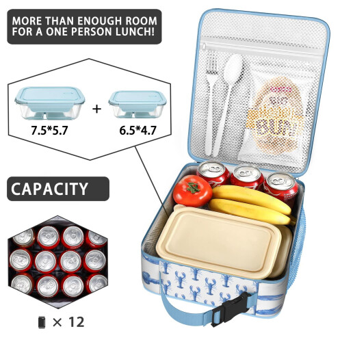 Portable Thermal Lunch Box with Dragon Design 1 Pack 2