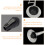 Black Plastic Trombone Straight Mute 1 Piece 3