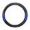 Blue Fiber Steering Wheel Cover Non-Slip Comfortable 1