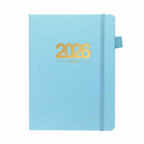 A5 Daily Planner Notebook 17.3x9.6 cm Durable Smooth Paper