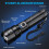 LED Flashlight Rechargeable 900000 Lumen 5 Modes 6
