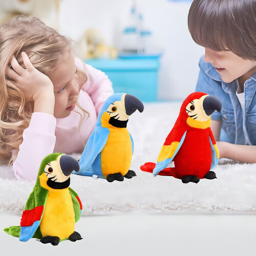 Talking Macaw Parrot Plush Toy for Kids 1