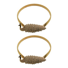 Aluminum Alloy Elk Carved Curtain Tieback 1 Pair