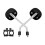Mountain Bike Side Mirror Set Black Waterproof Drop 4