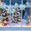 3D Glitter Snowflake Hanging Decorations 6 pcs Silver 4
