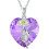 Frog Necklace in 925 Sterling Silver with Birthstone Crystal 1