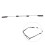 Eyeglasses Cord Black Adjustable Strap 1 Set 5
