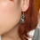 Cat Stud Earrings for Women 2 Pieces 2