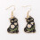 Cat Stud Earrings for Women 2 Pieces 3
