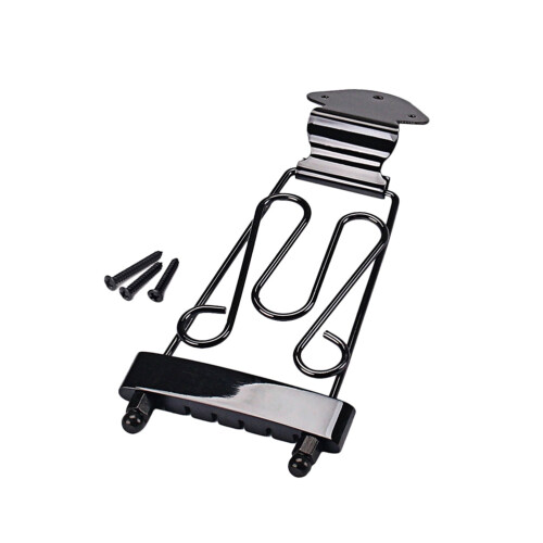 GA412 Plated 6-String Adjustable Trapeze Tailpiece with 2