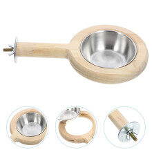 Stainless Steel Bird Cage Feeding Bowl Set 1 Piece