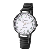Stretch Strap Watch for Women Analog Quartz Stainless Steel