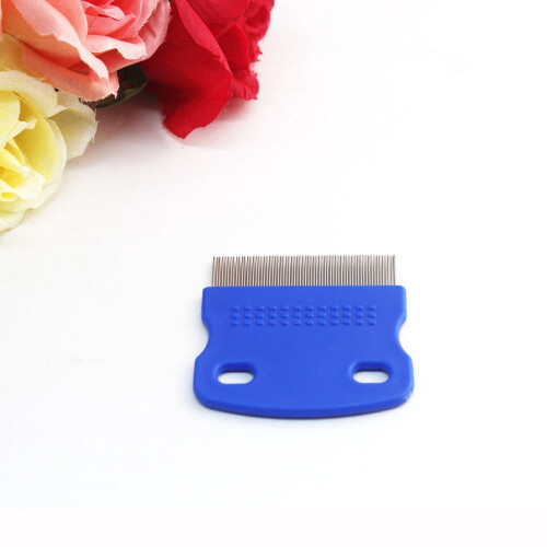 Pet Flea Comb Steel Fine Toothed Small Multicolor 2